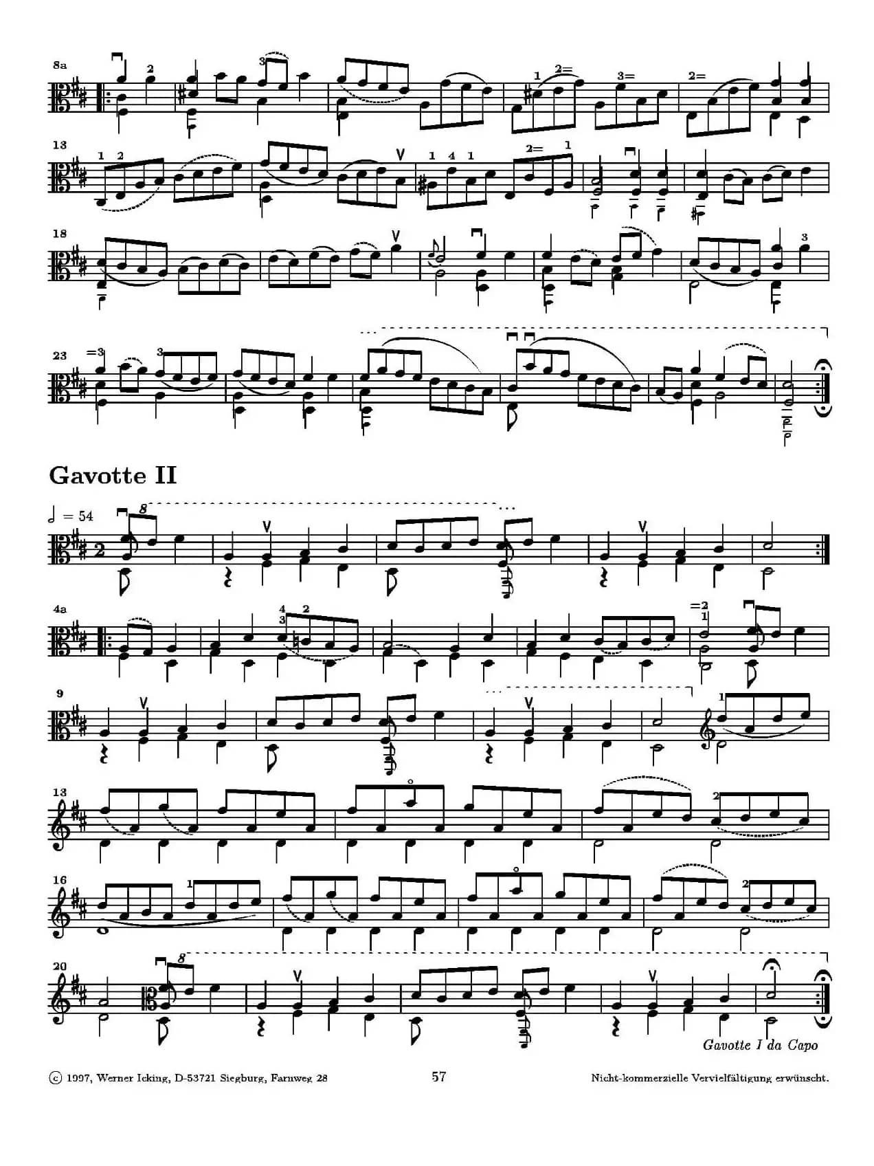 巴赫《无伴奏组曲》Ⅵ（中提琴）