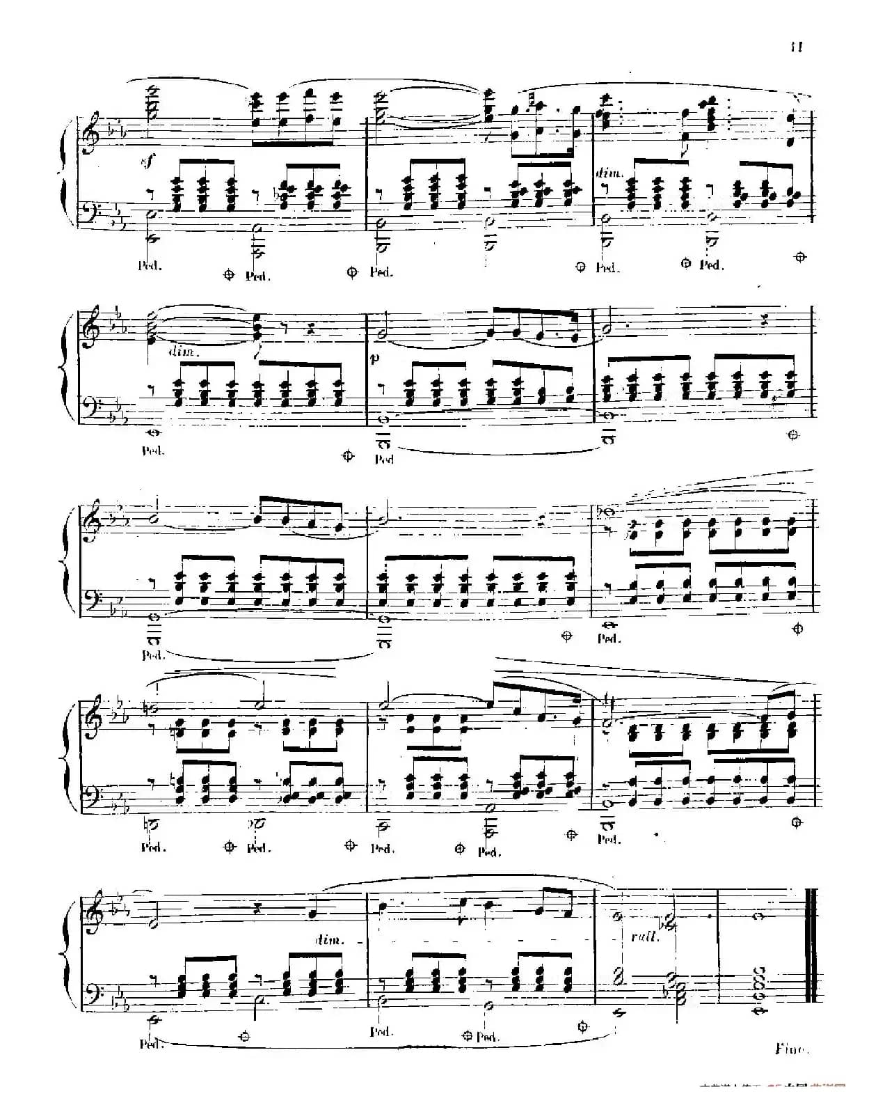 3 Romances Sans Paroles（3首无词浪漫曲·3. 夜晚）