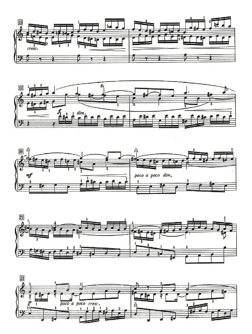 三声部赋格曲（C大调）（二）