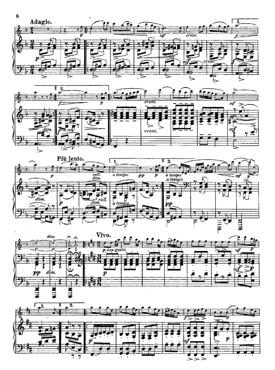 Fantaisies nationales. Danois. （Op.59 No.1）（长笛+钢琴伴奏）