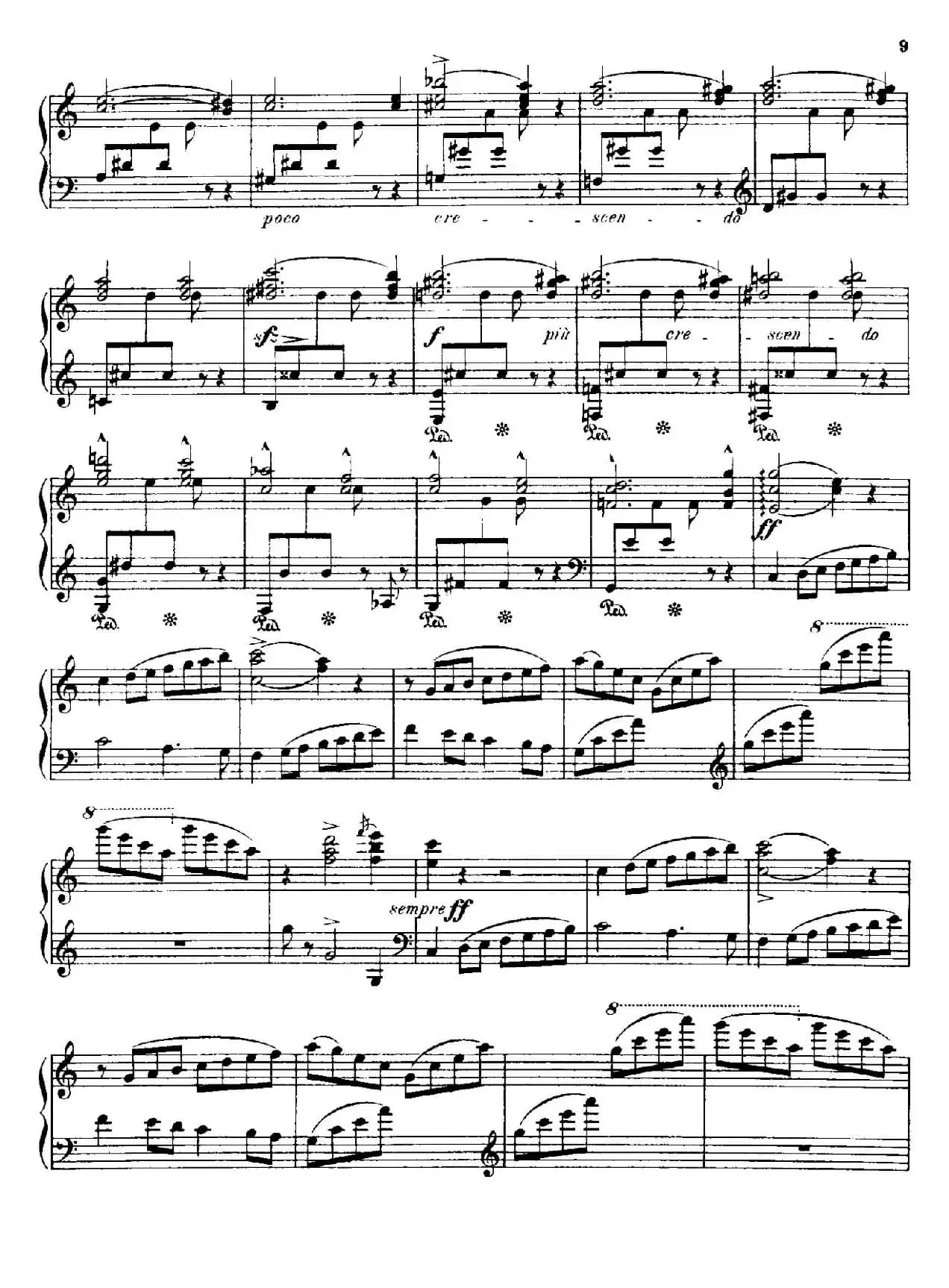 Petite Sonate Dans La Forme Classique Op.9（古典小奏鸣曲）