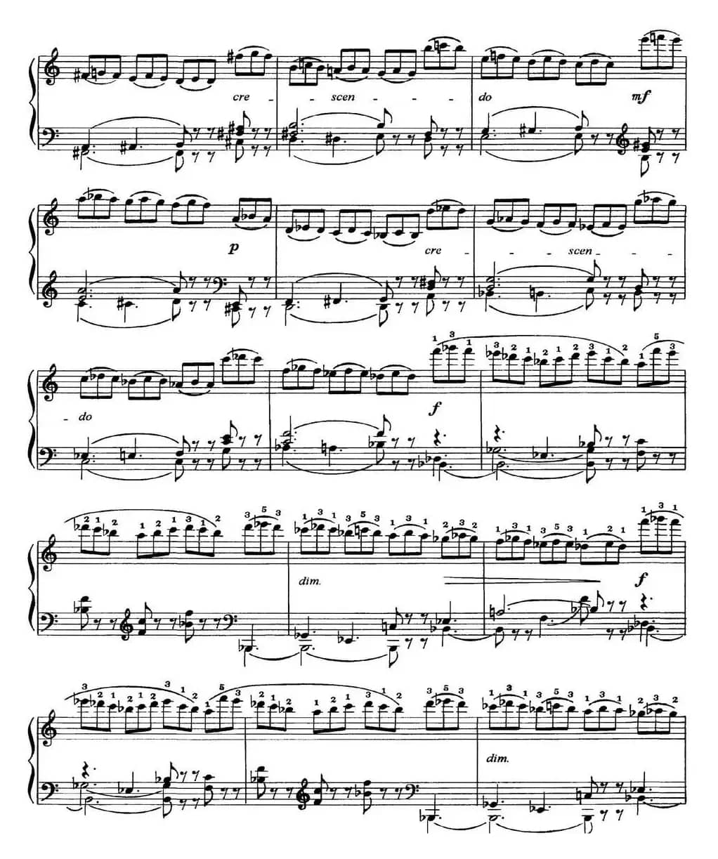 柴可夫斯基18首钢琴小品Op.72（10.Scherzo-fantaisie）