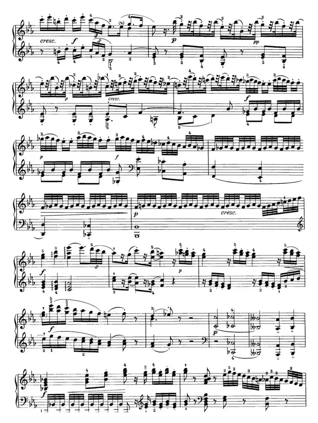 海顿 钢琴奏鸣曲 Hob XVI 52 in E-flat major