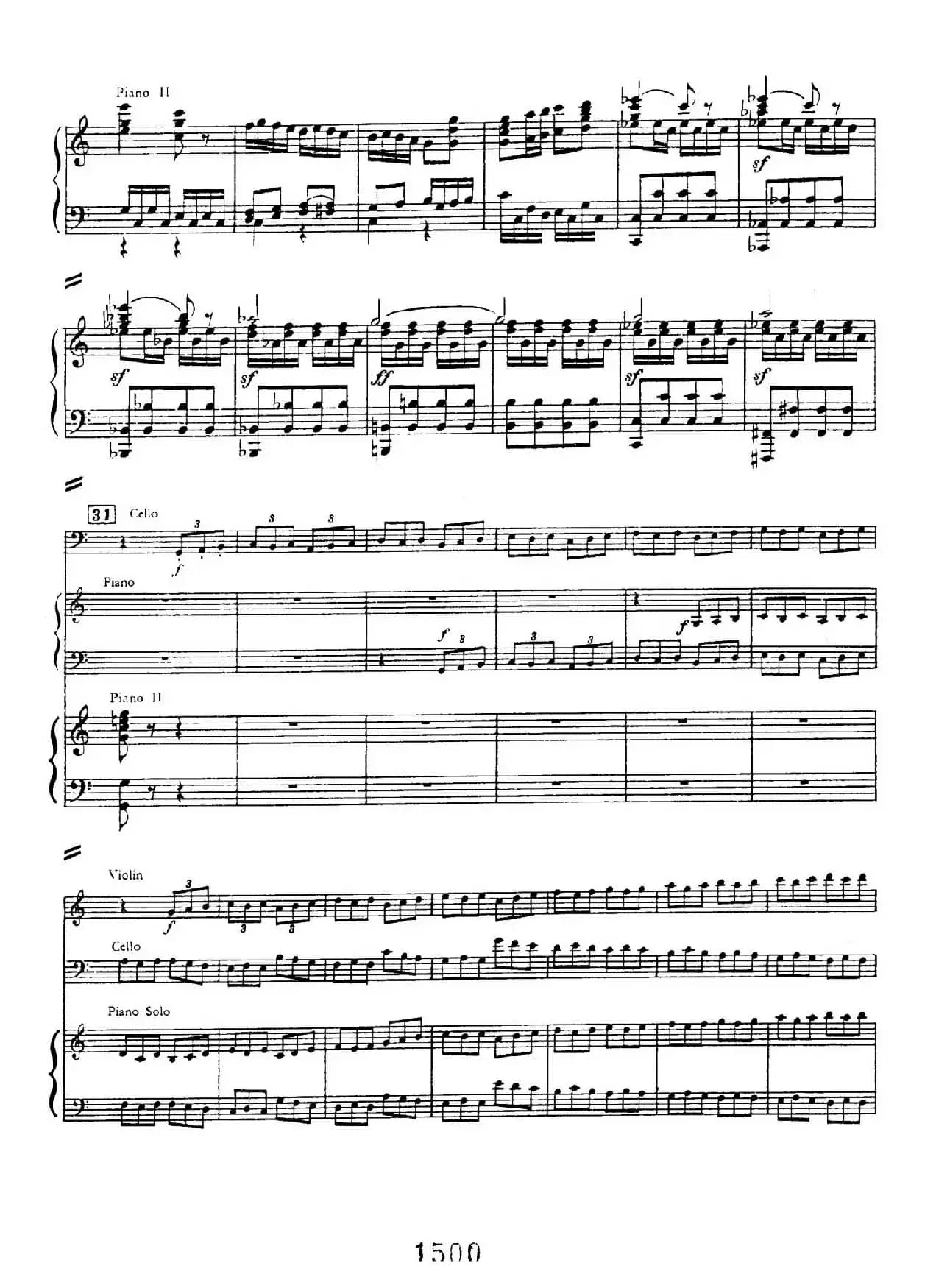 Triple Concerto in C Major Op.56(C大调三重协奏曲·双钢琴·Ⅲ)