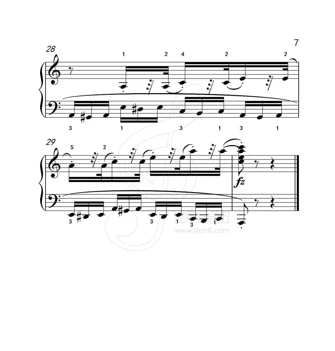 练习曲 5（克拉莫钢琴练习曲60首）