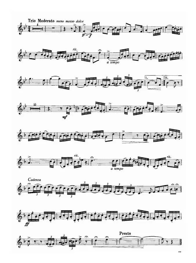 小号考级三级乐曲8首