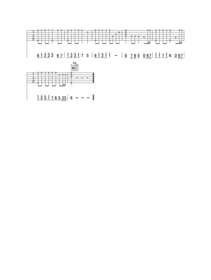 神话（简易指弹独奏版）