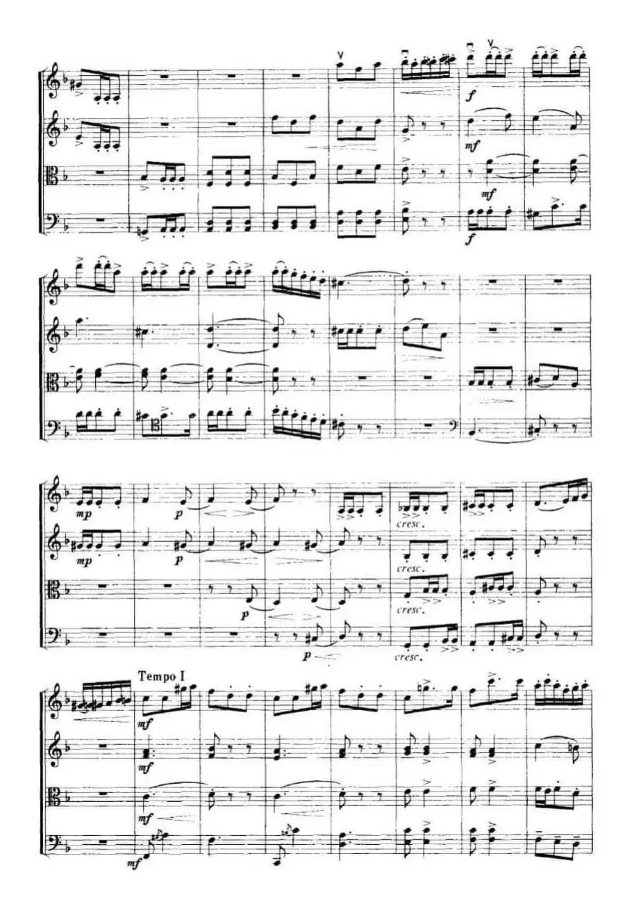 谣趣（弦乐四重奏）