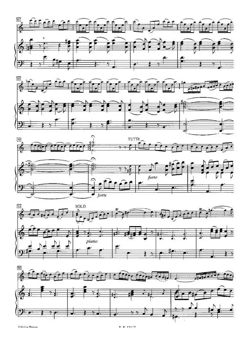 巴赫a小调小提琴协奏曲