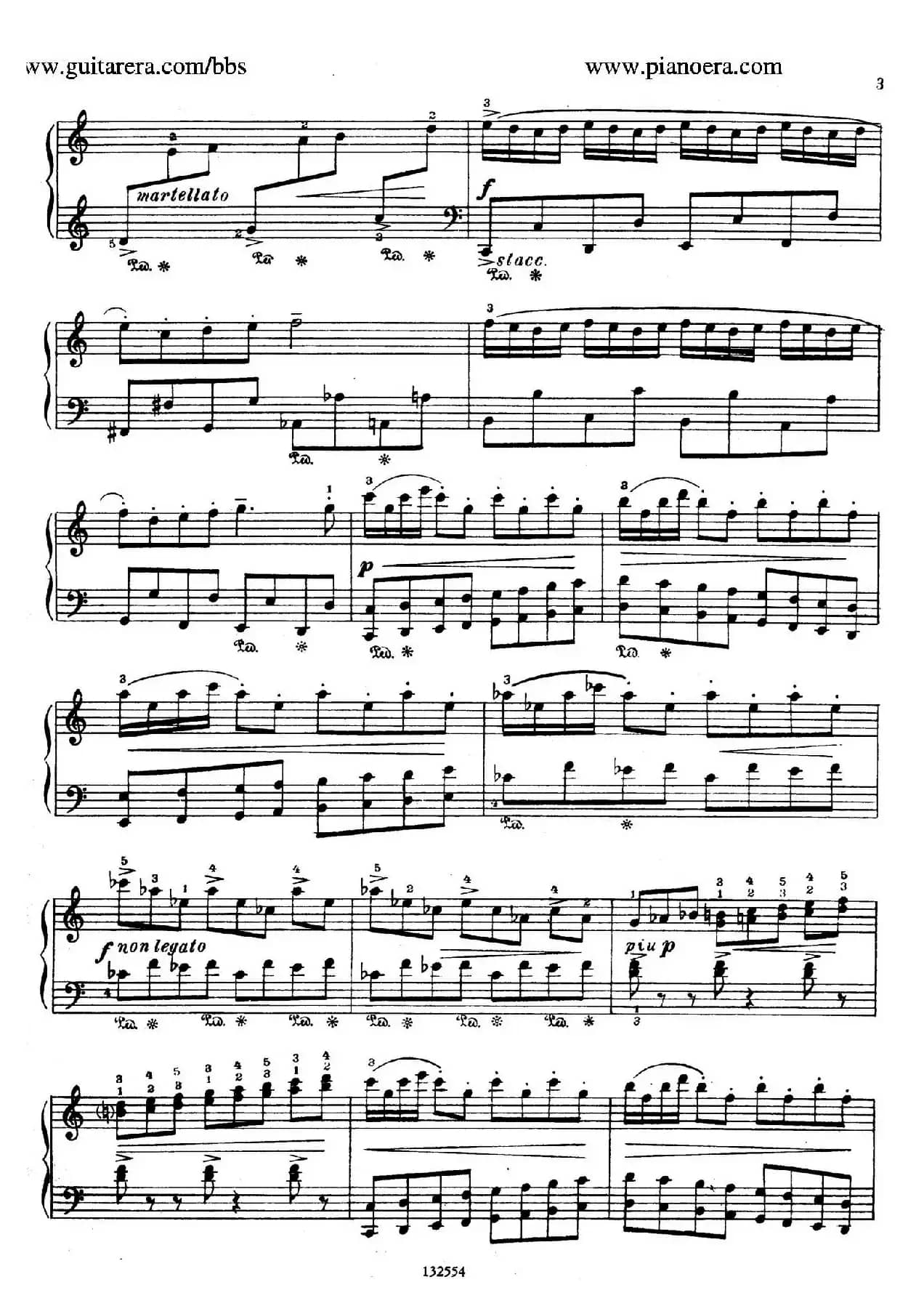 Piano Sonatina in C Major Op.93（C大调钢琴小奏鸣曲·第一乐章）