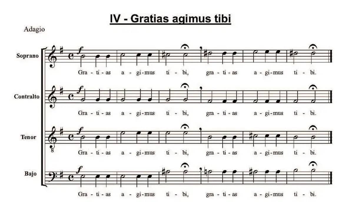 Gratias agimus tibi（萨克斯四重奏）