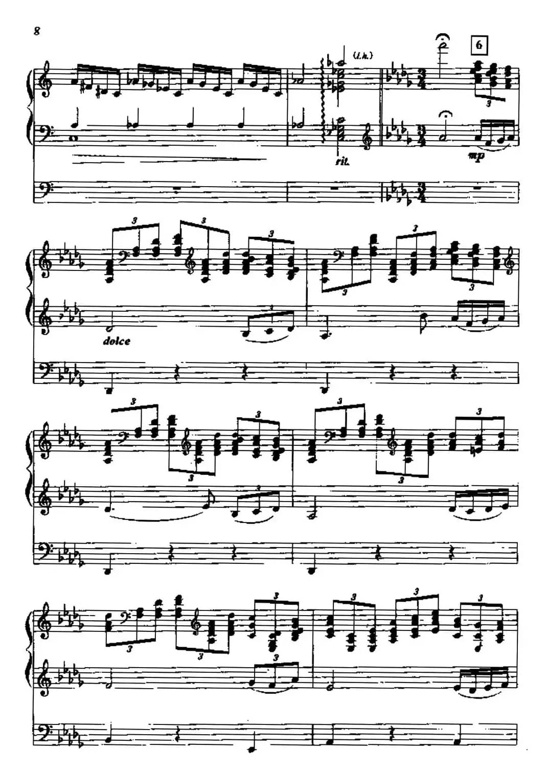 帕格尼尼主题狂想曲（双排键电子琴）