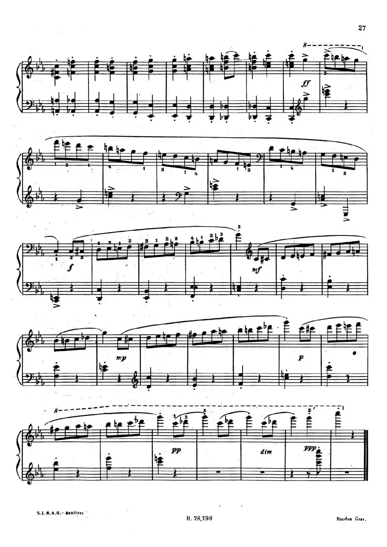 Tcherepnin - 10 Bagatelles Op.5（齐尔品-10首小品·10）