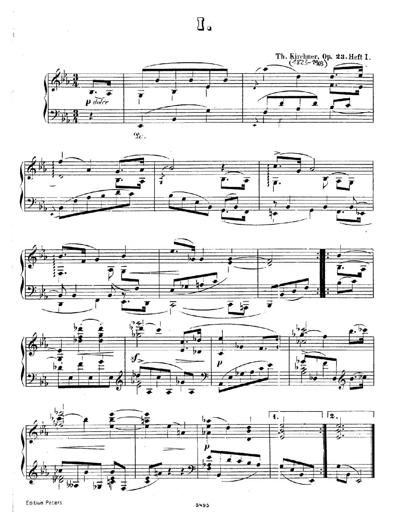 Waltzes Op.23（圆舞曲集·1、降E大调）