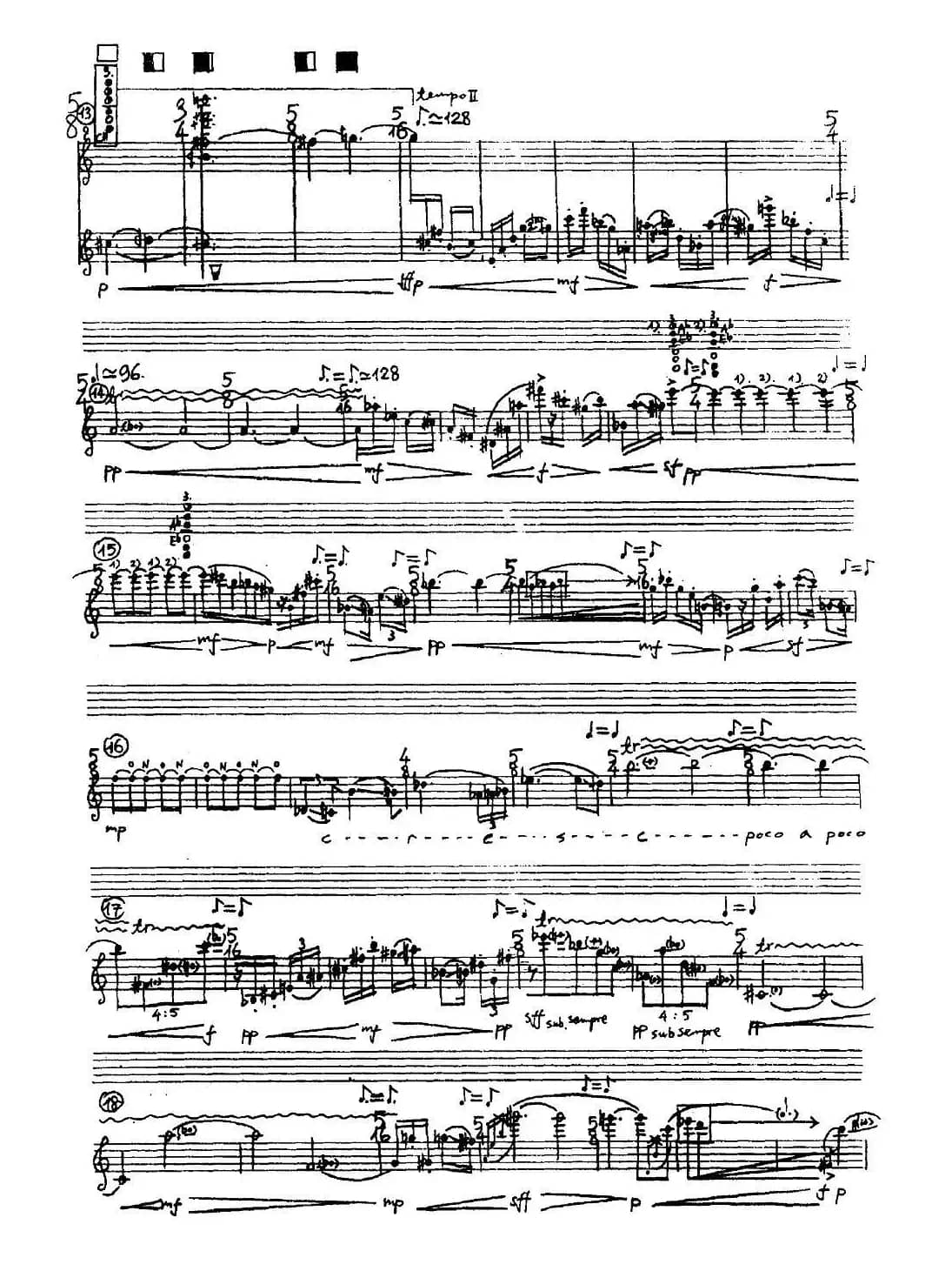 《痕迹》之三（单簧管）