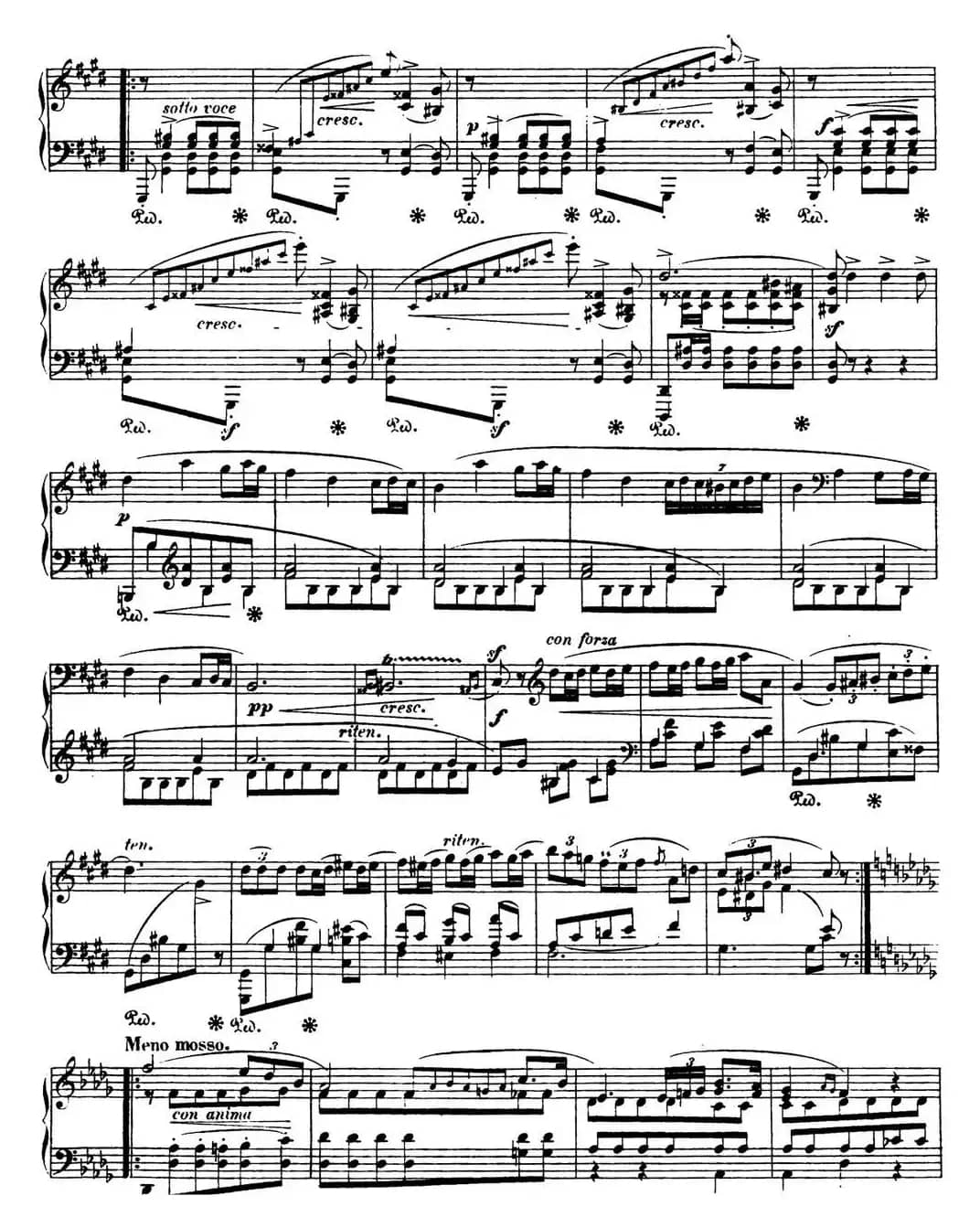 肖邦 波兰舞曲 Op.26 No.1 升c小调 Polonaise