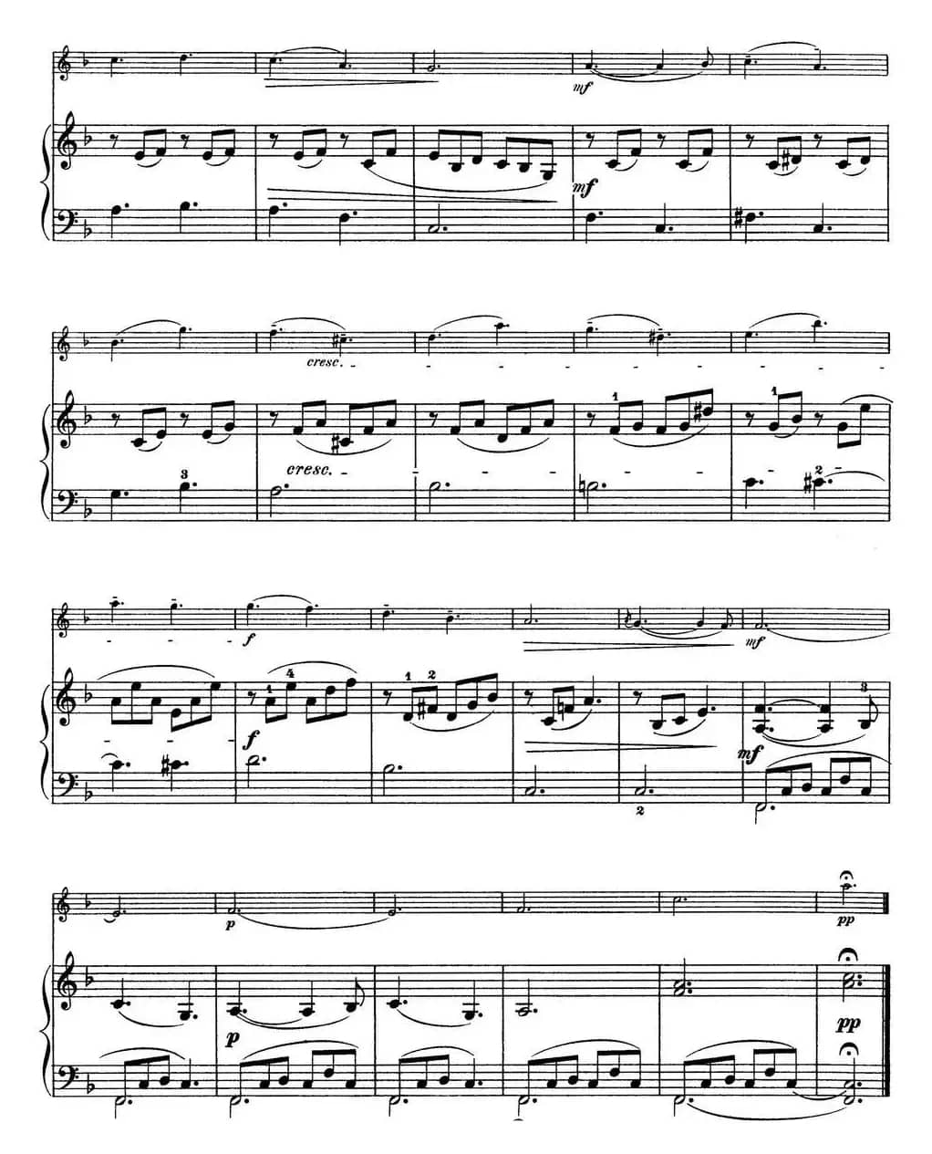 25首小提琴曲合集：Cavatina.（CARL REINECKE. Op.174a，No.9）（小提琴+钢琴伴奏）