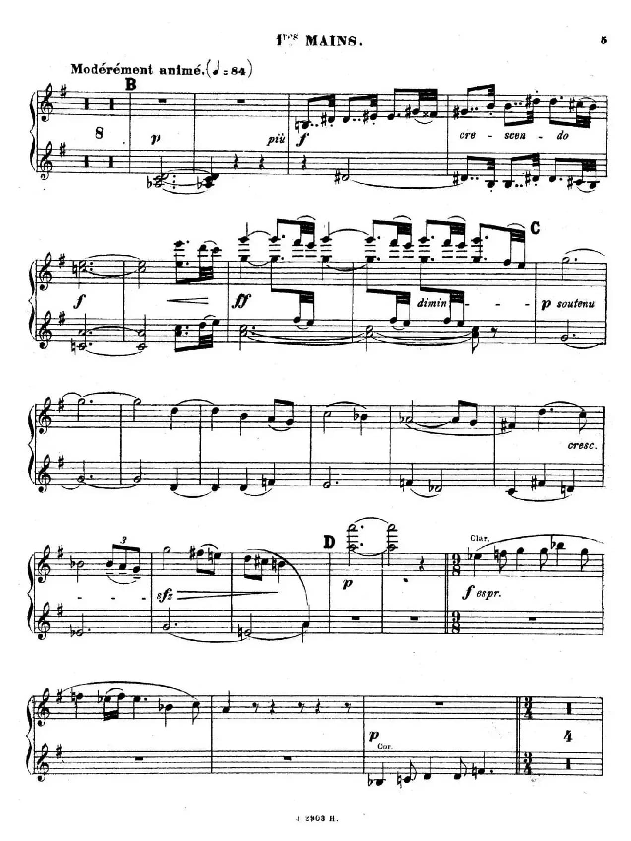 Symphony on a French Mountain Air Op.25（法国山歌交响曲·双钢琴·Ⅰ）