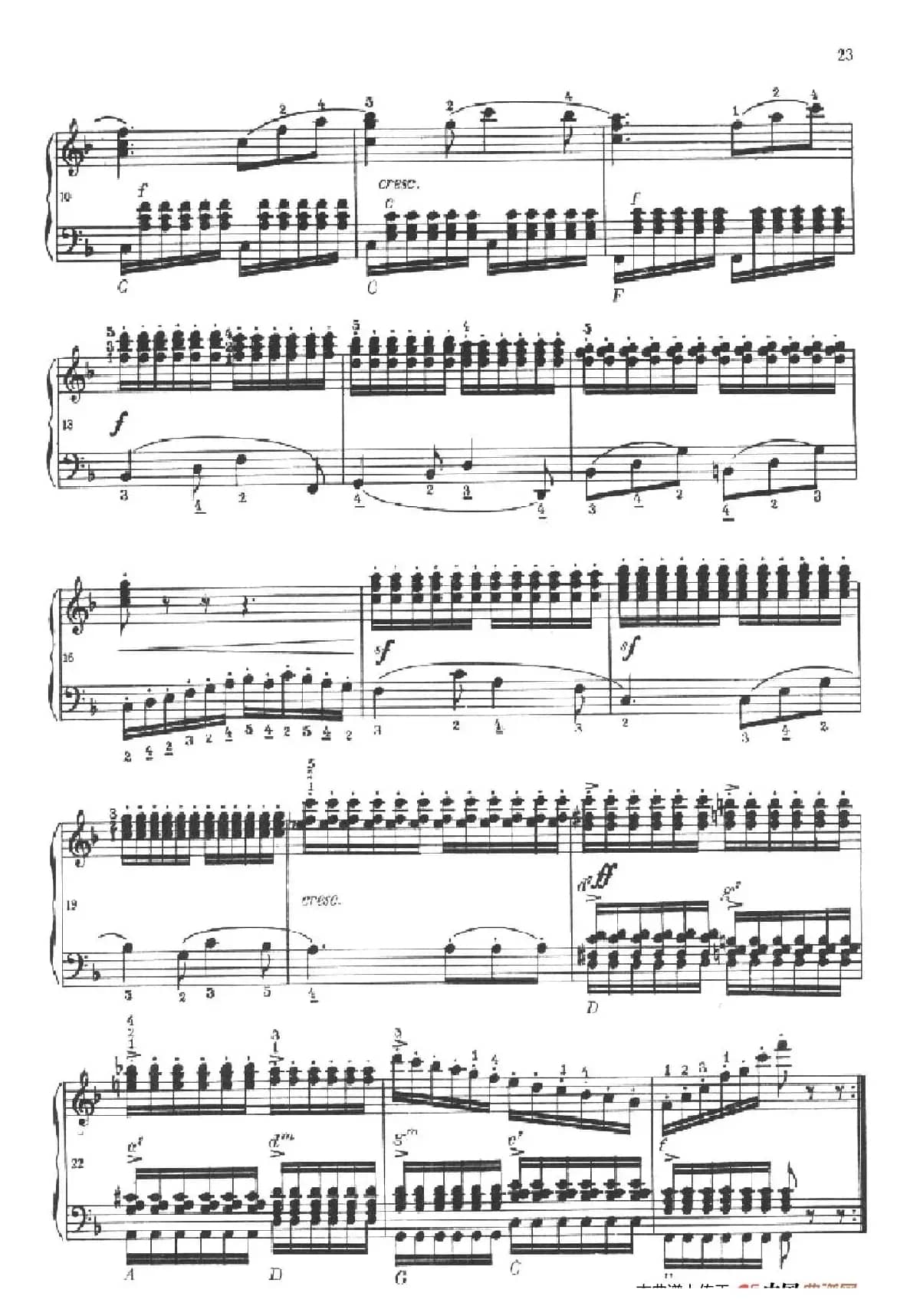 《车尔尼手风琴练习曲集》第Ⅱ册（第9——11首）