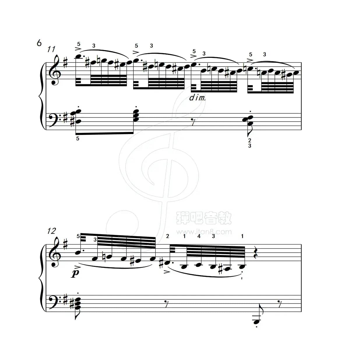 练习曲 58（克拉莫钢琴练习曲60首）