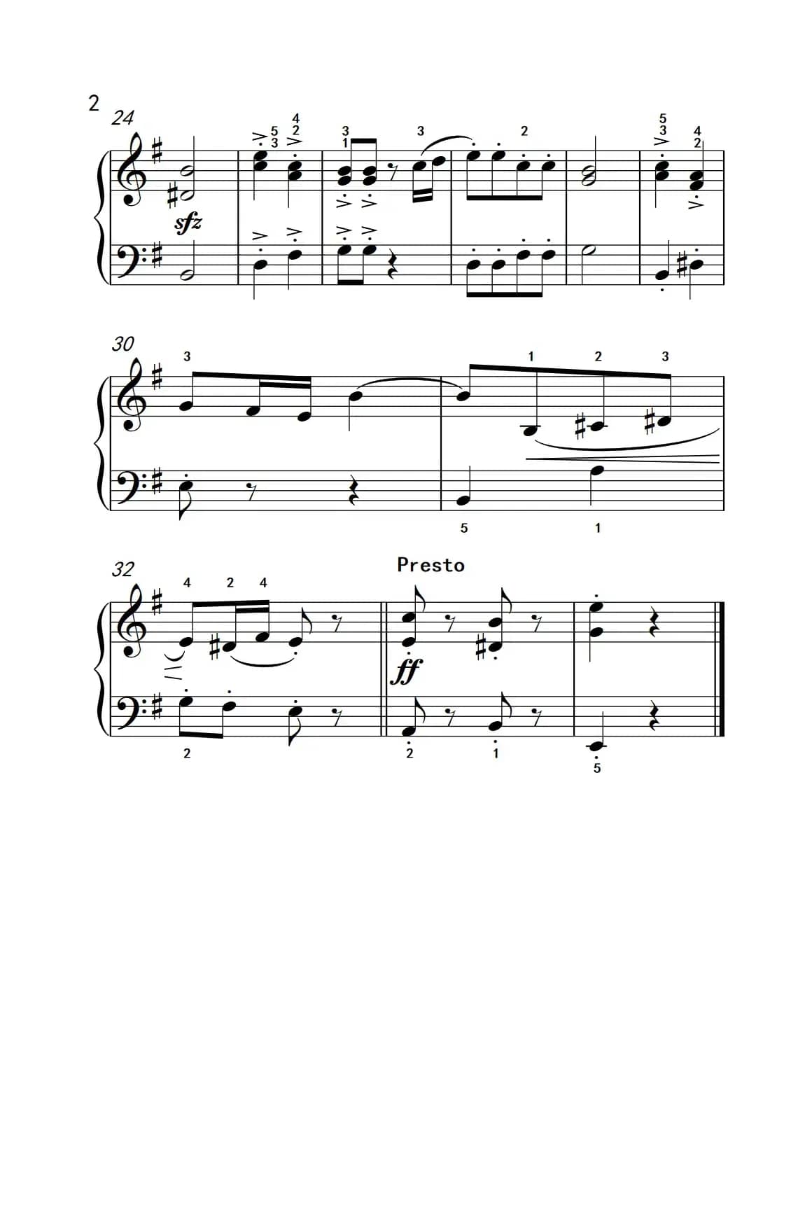 吉卜赛营地（老年大学 钢琴教程 1）