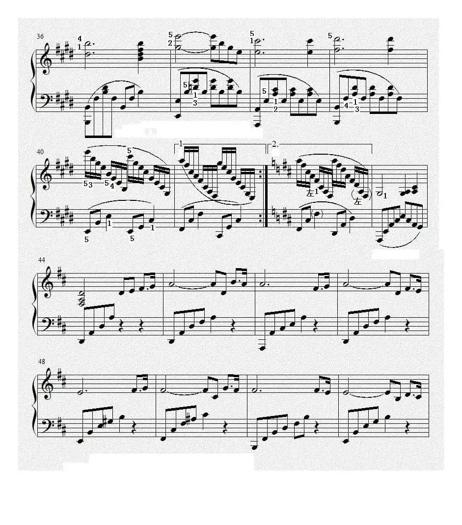 蓝（钢琴小品）