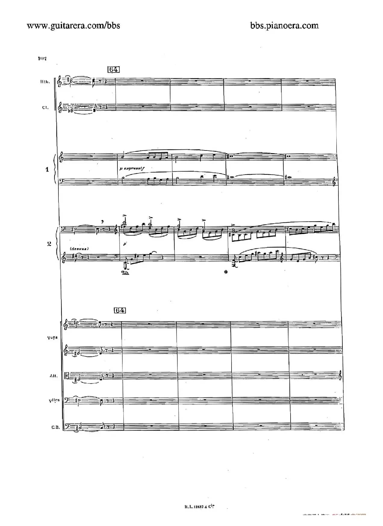 Concerto for 2 Pianos in d Minor（d小调双钢琴协奏曲·总谱）