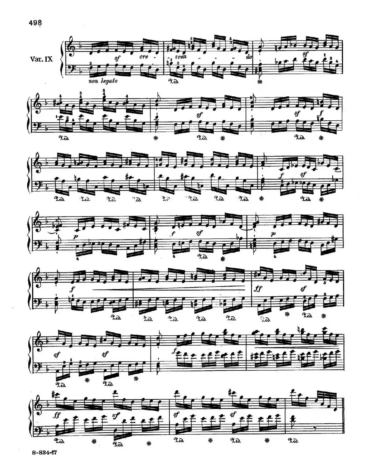 Variations Serieuses Op.54（d小调庄严变奏曲）
