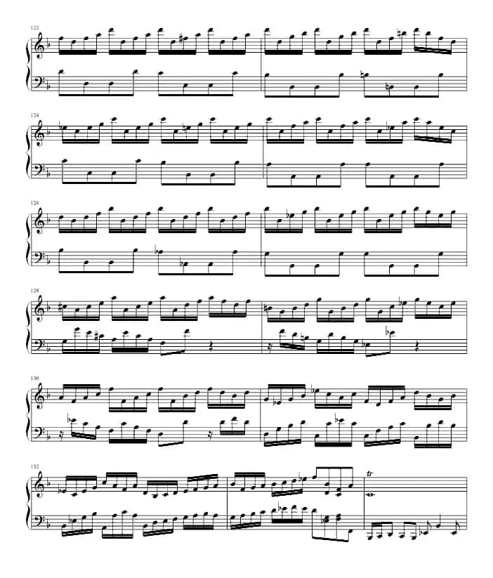 Concerto（巴赫第一键盘乐协奏）