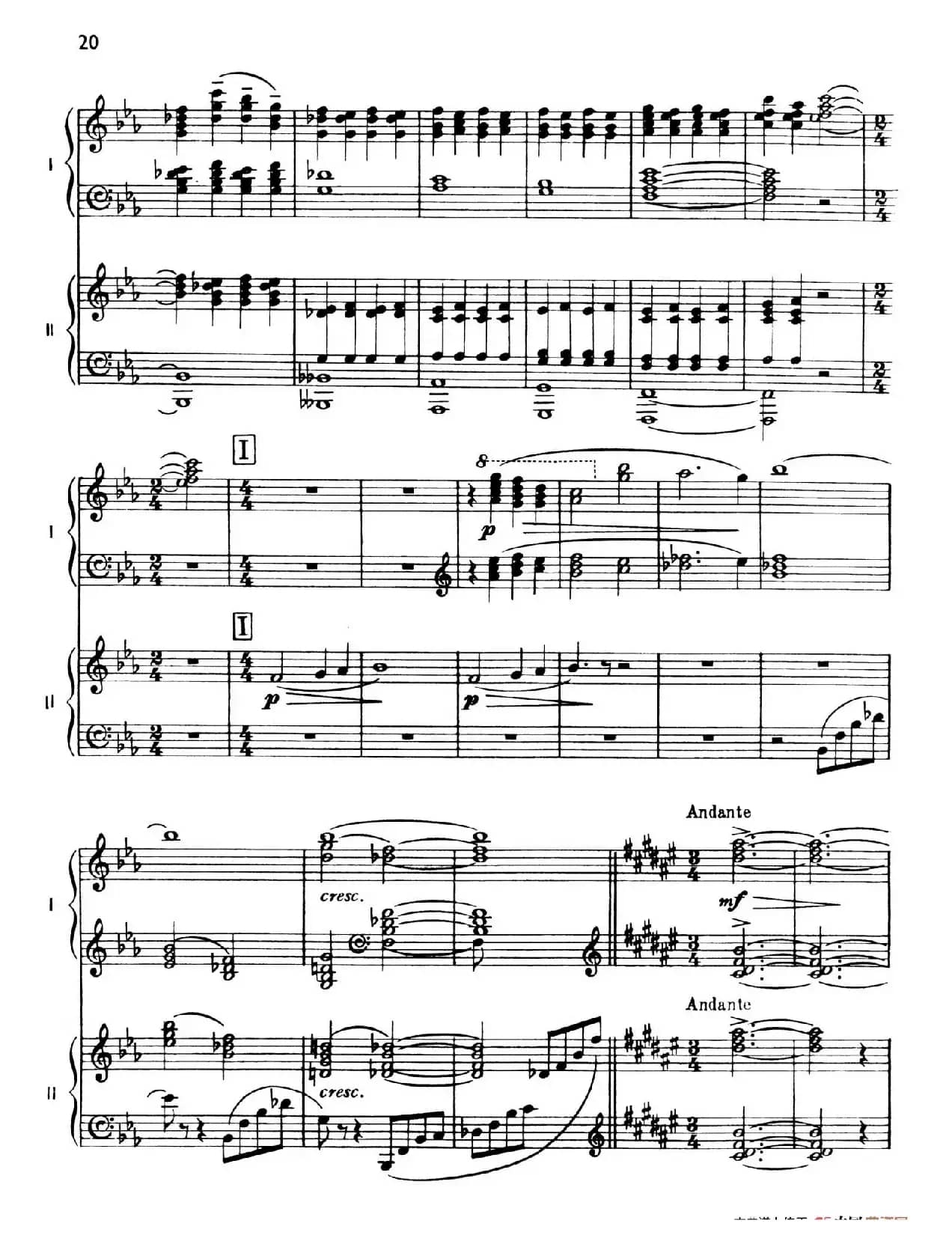 The Planets Op.32（双钢琴）（行星·第二乐章 金星—和平使者）