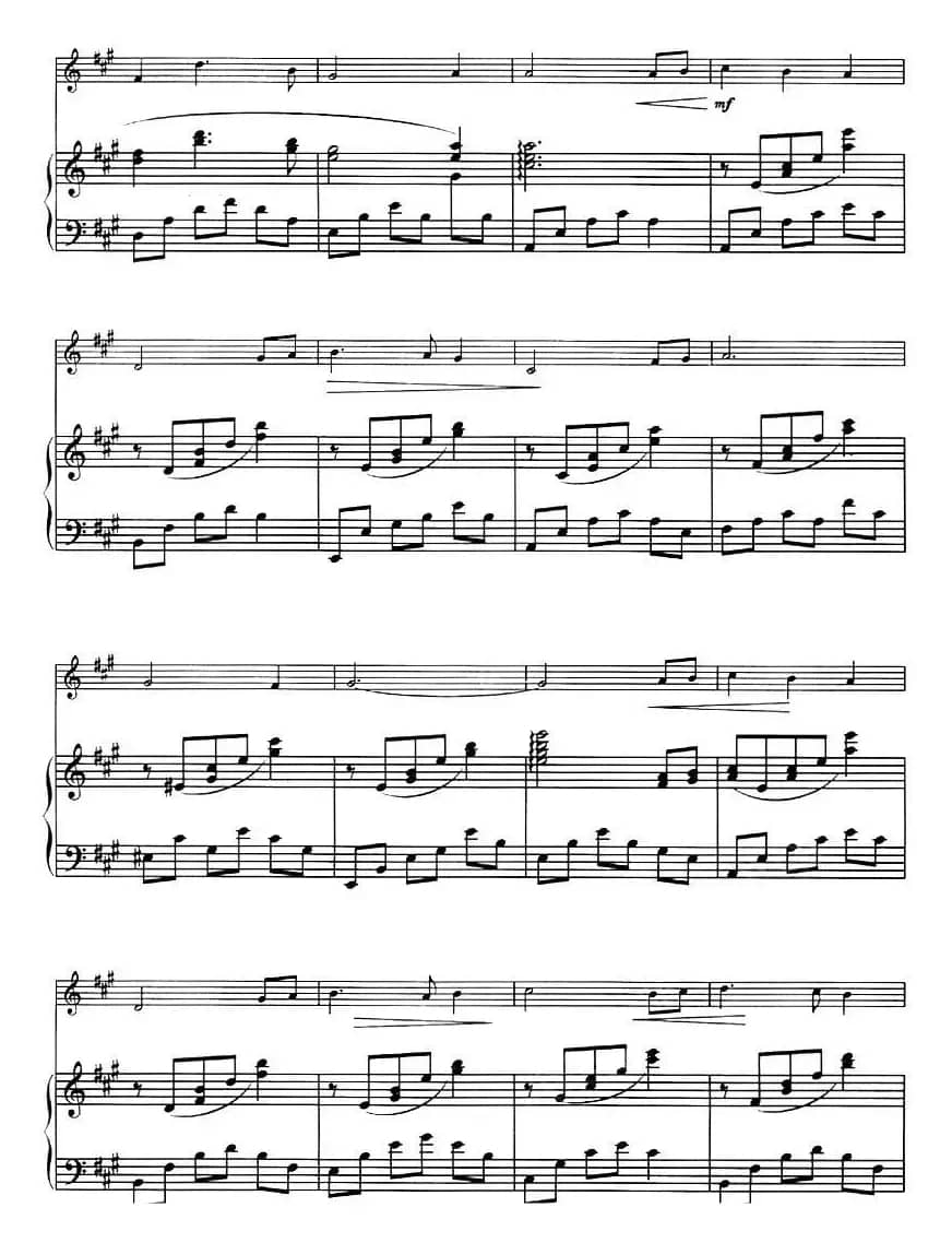 神秘园——春之夜曲（SERENADE TO SPRING、小提琴+钢琴伴奏）