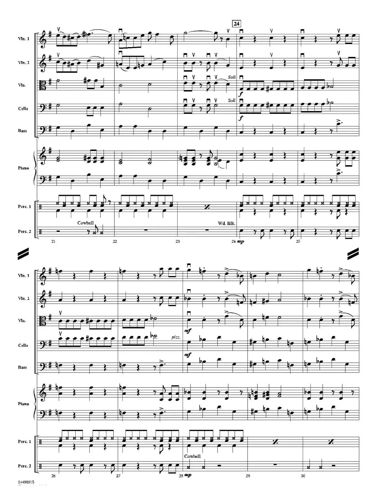 The Spirit of Adventure（交响弦乐团总谱）