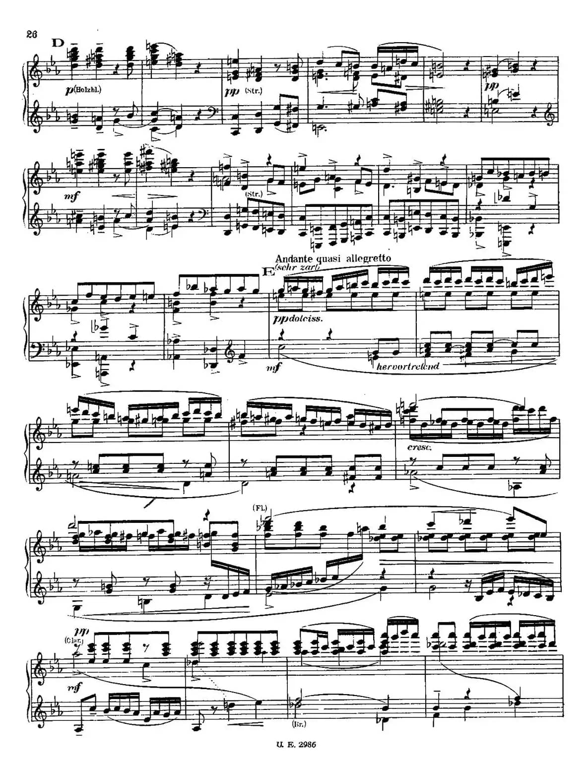 Symphony No.3 in d Minor - Solo Piano（d小调第三交响曲·钢琴独奏版·Ⅱ）