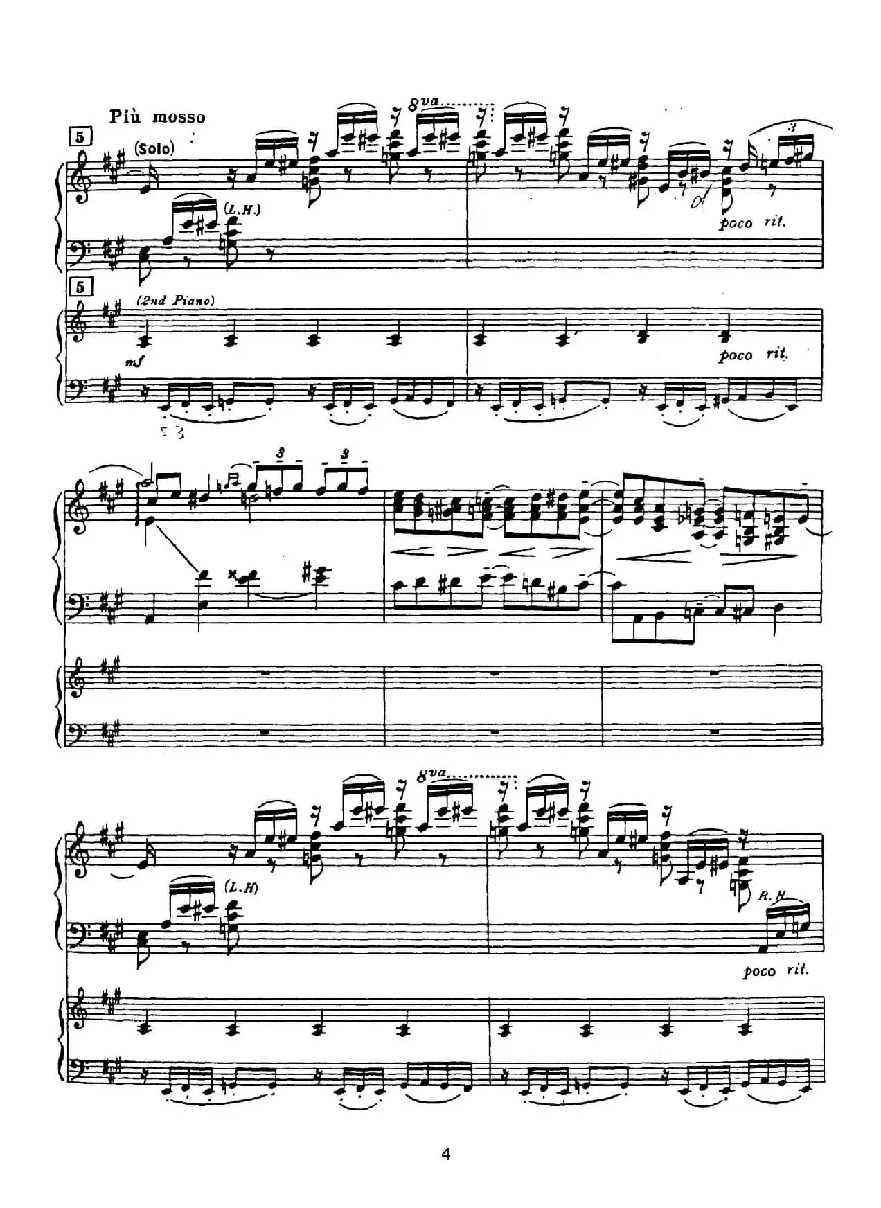 Rhapsody in Blue（蓝色狂想曲）（双钢琴）