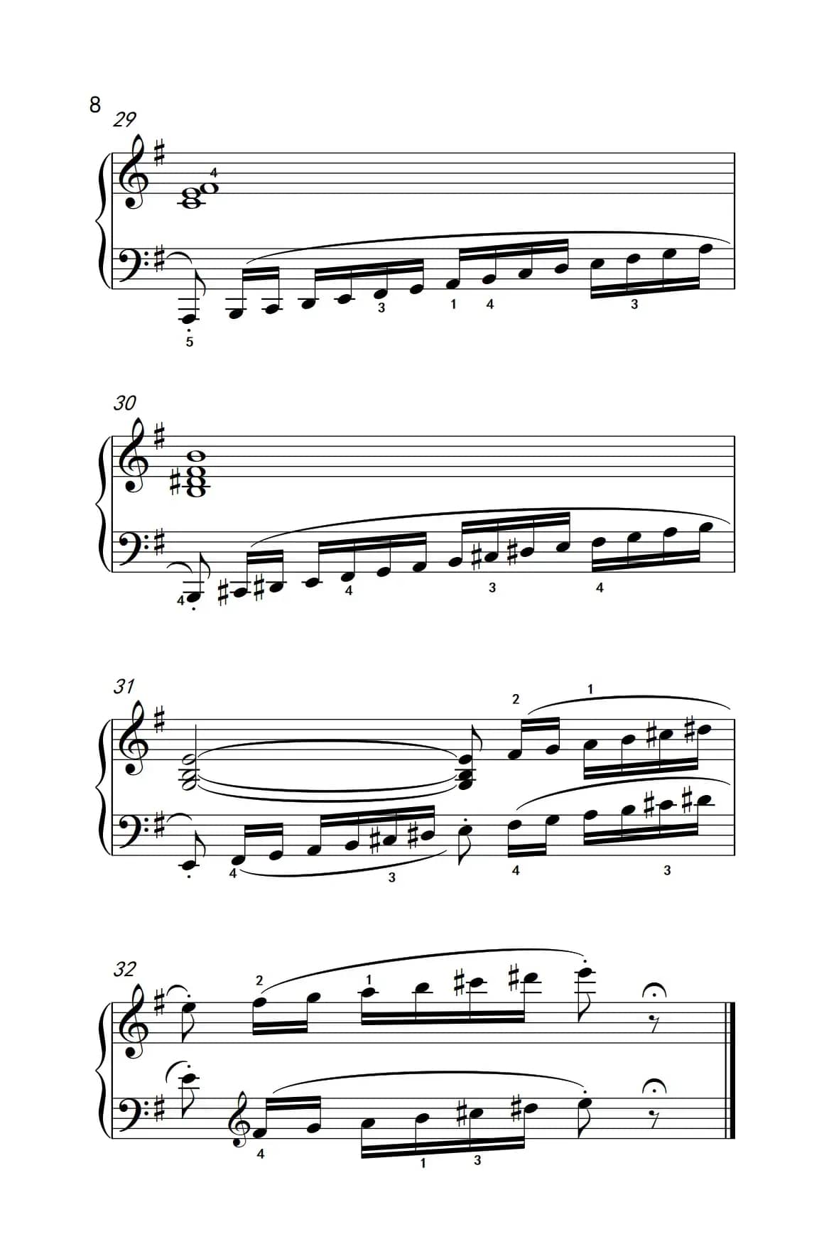 第五级 3.练习曲（中央音乐学院 钢琴（业余）考级教程 4-6级）