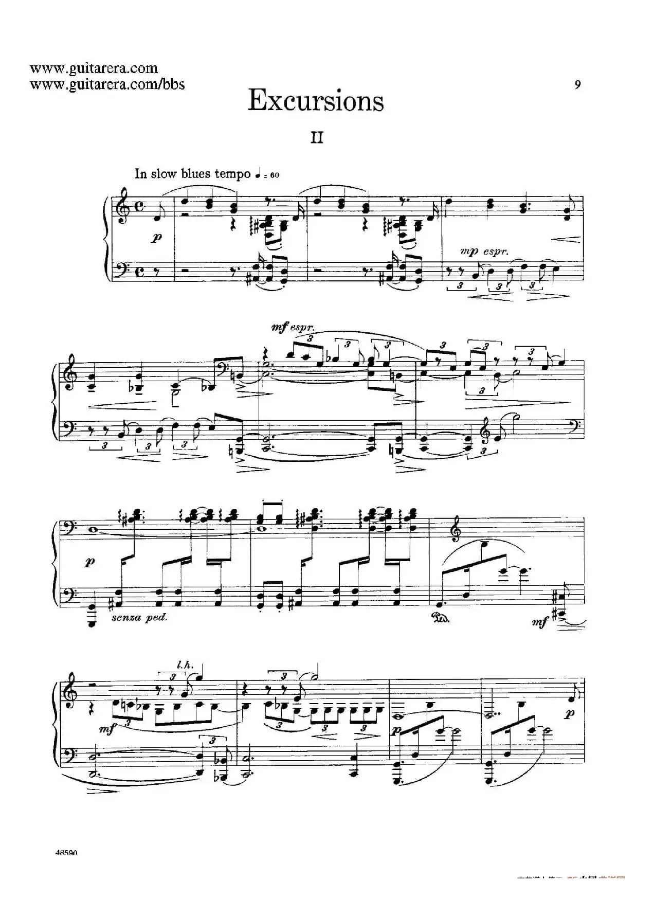 Four Excursions Op.20(旅行·2)