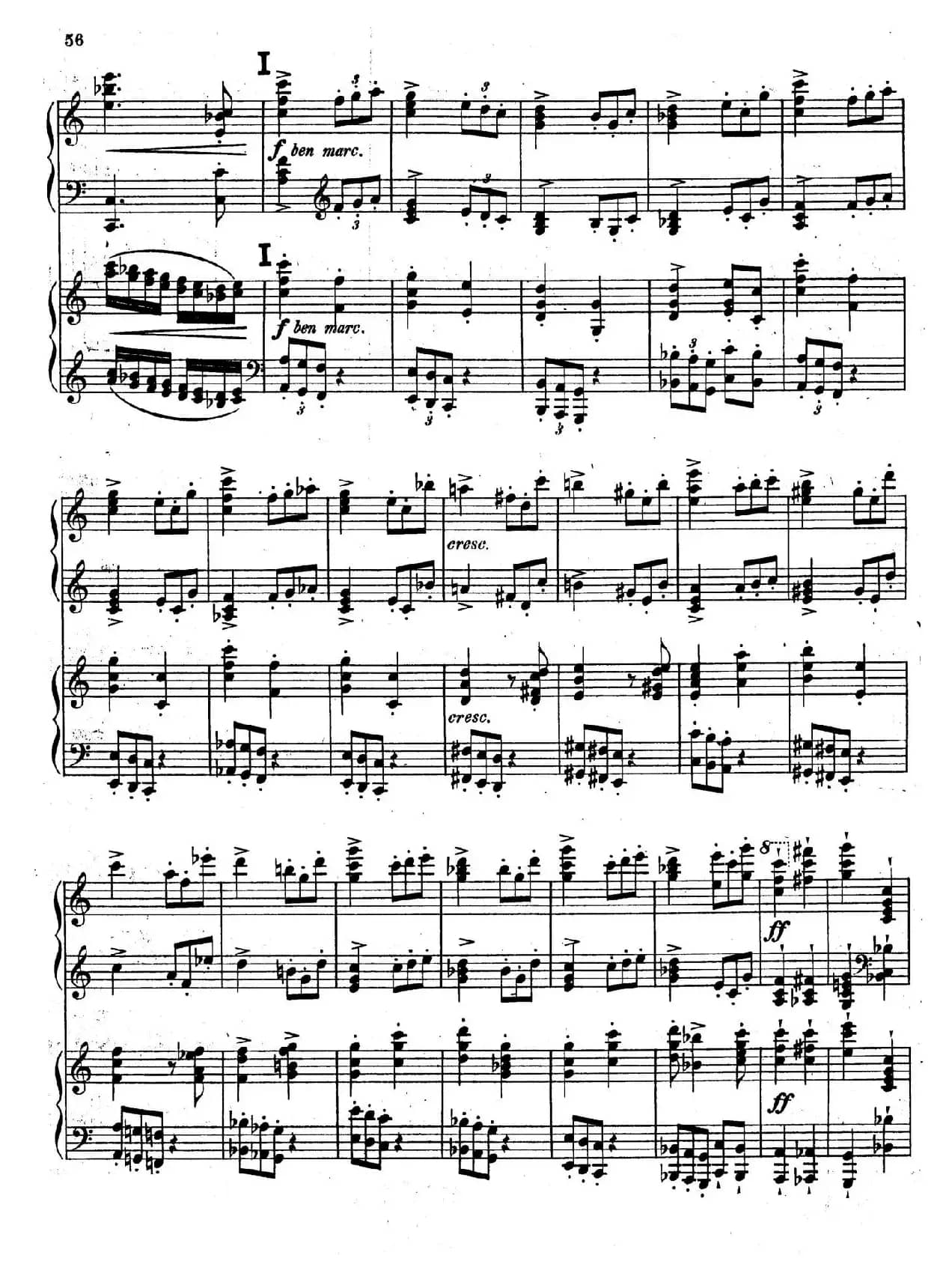 Symphony No.4 in e Minor Op.98（e小调第四交响曲·双钢琴）