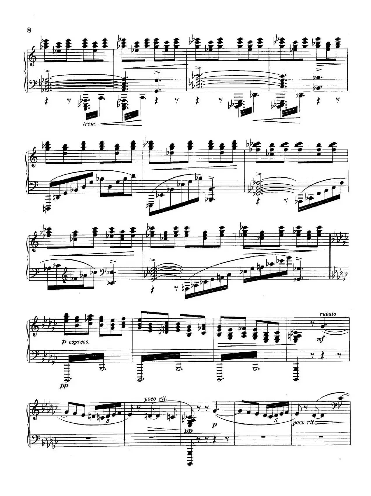 Four Rhapsodies Op.11（4首狂想曲·Ⅳ）