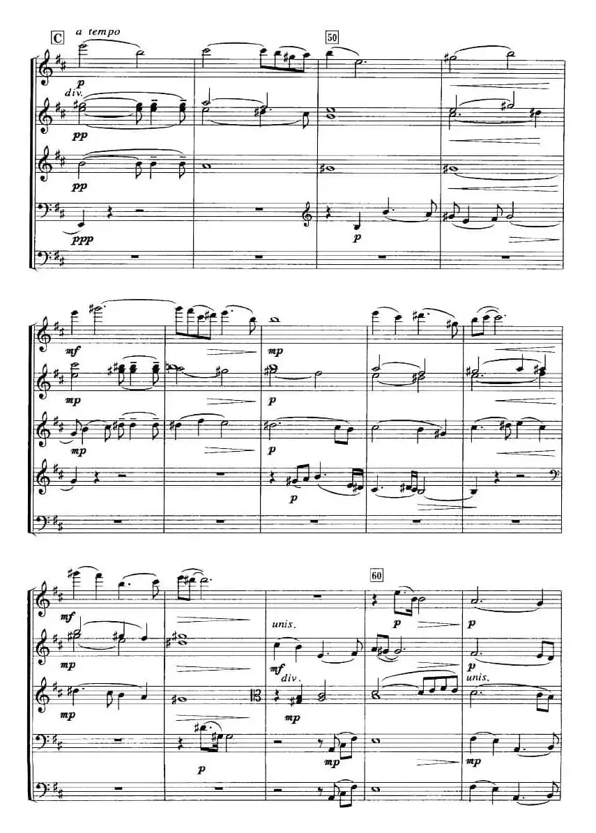 祭（献给为民族解放而献身的烈士们、弦乐合奏）