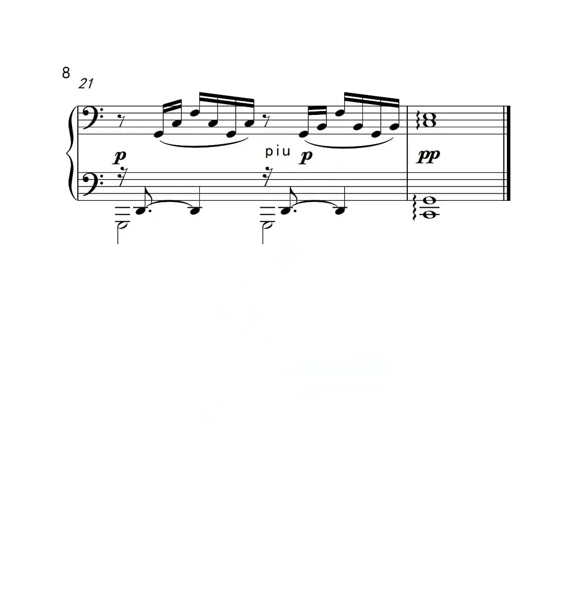 第六级A组 练习曲（中国音乐学院钢琴考级作品1~6级）