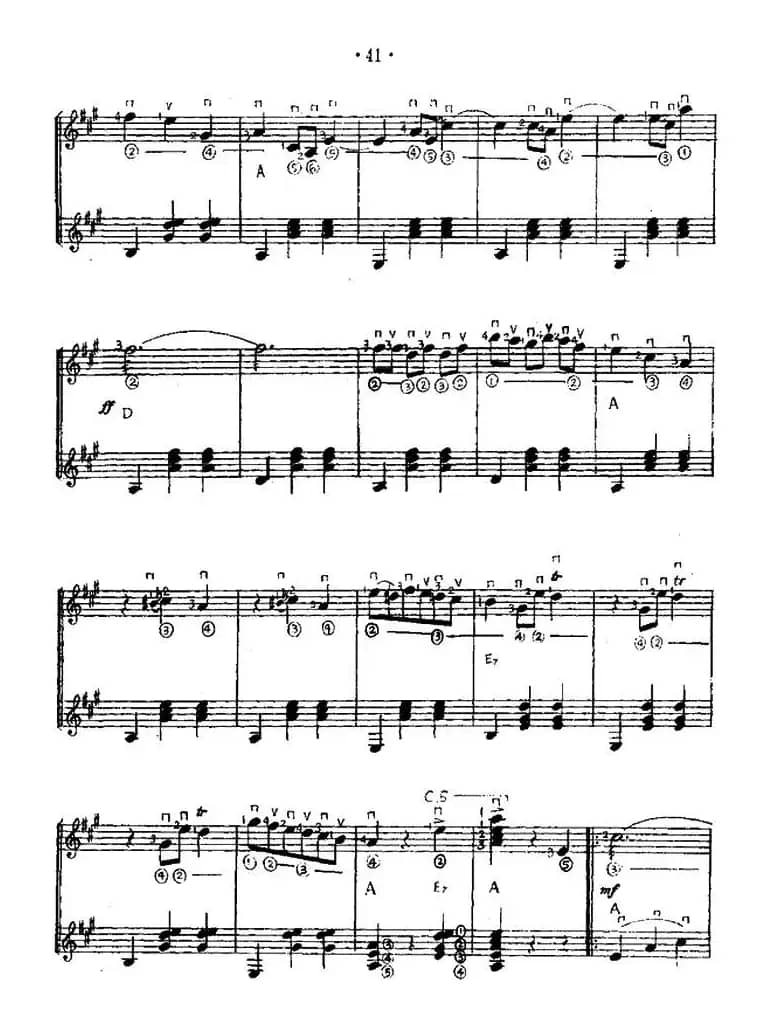 杜鹃圆舞曲（西班牙吉他匹克式独奏）