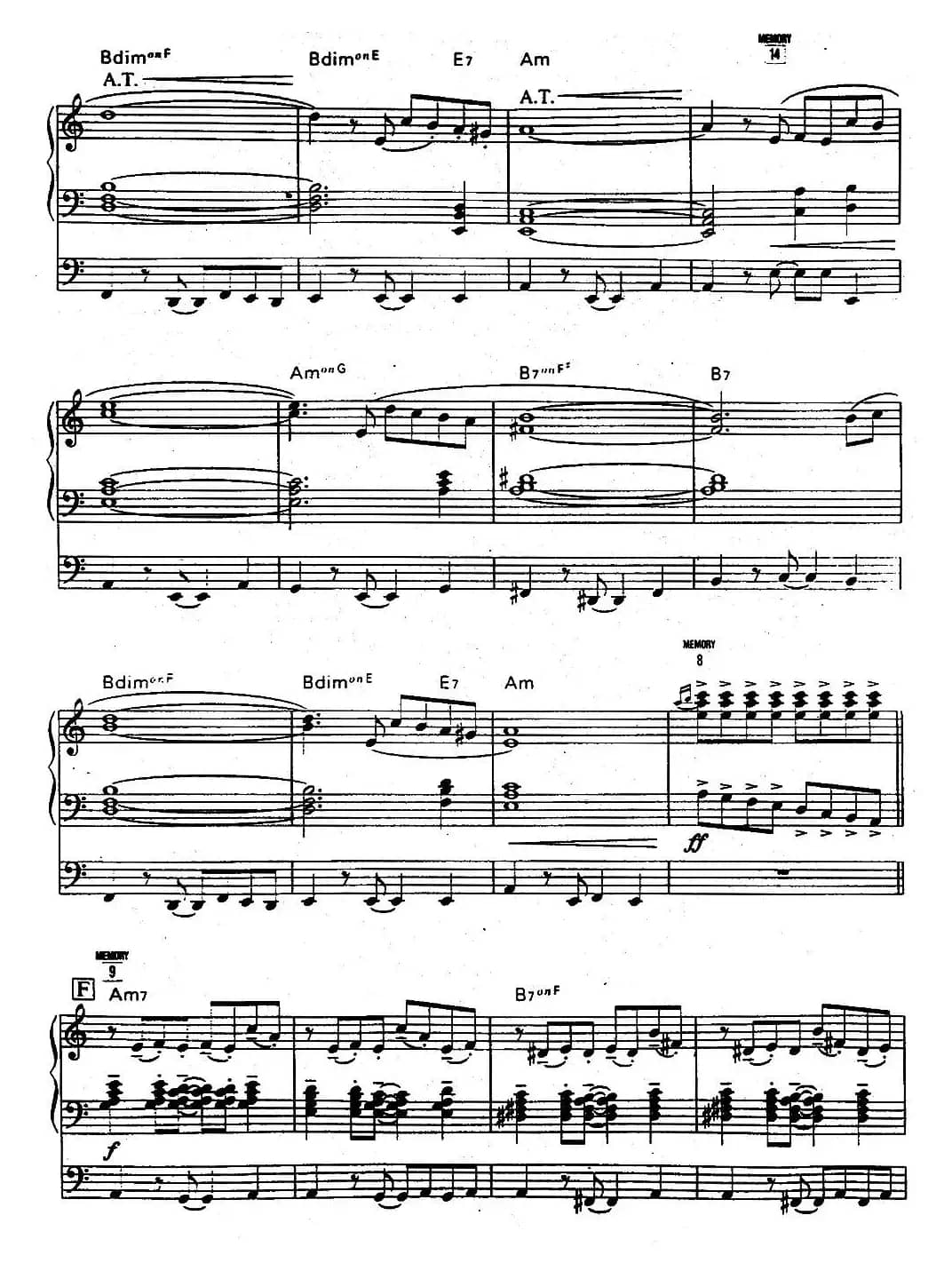 Libertango（自由探戈）（双排键电子琴谱）