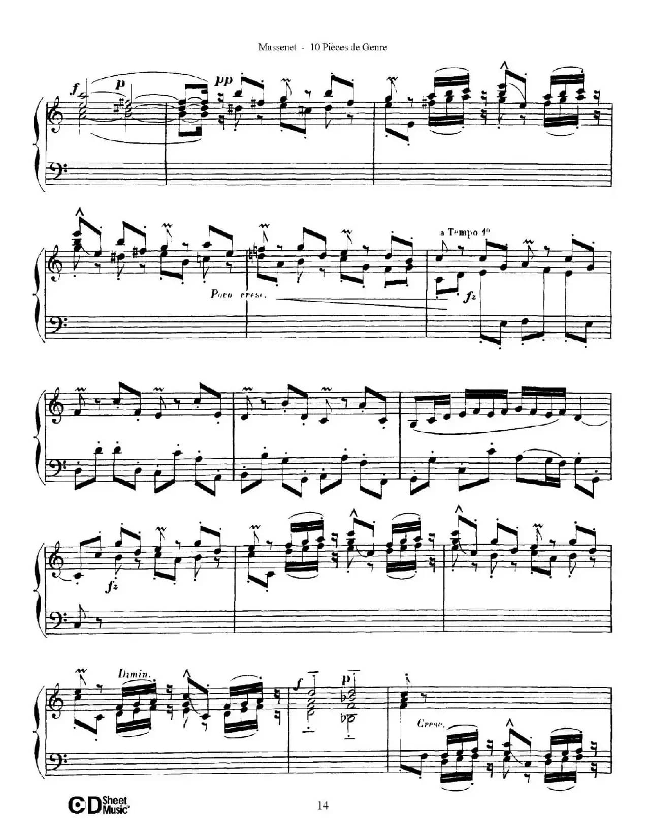 Dix Pièces de Genre Op.10（10首个性小品·Ⅳ）