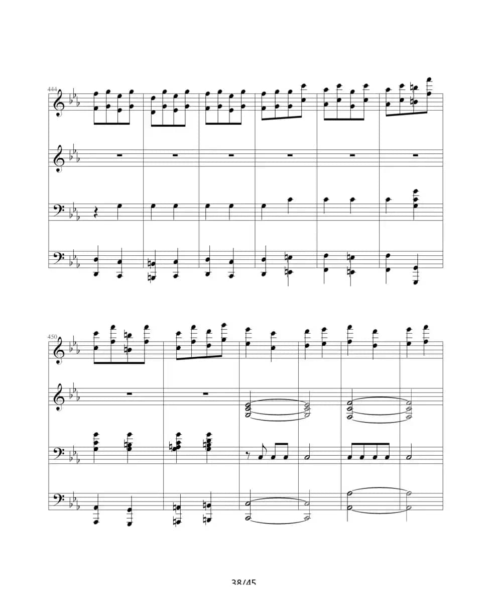 命运交响曲（四手联弹）