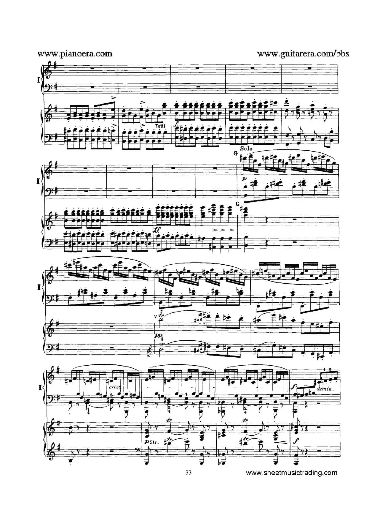 Piano Concerto No.1 in g Minor Op.25(g小调第一钢琴协奏曲·双钢琴)