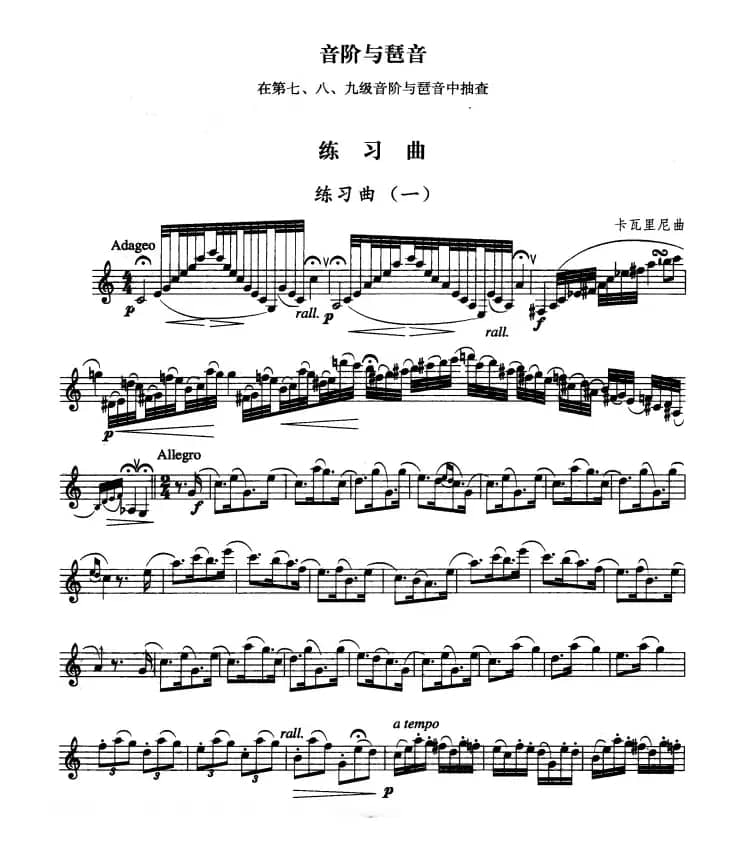 单簧管考级教材·第十级