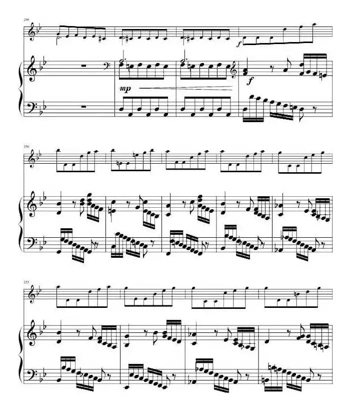 CONCERTO in G minor Summer（G小调协奏曲“夏”、小提琴+钢琴伴奏）