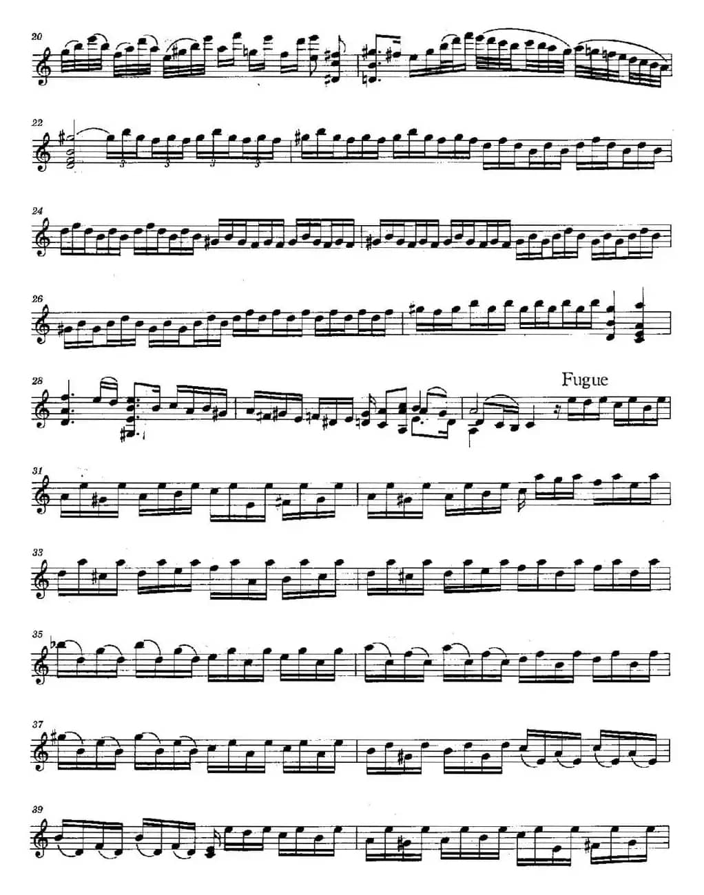 TOCCATA FOR SOLO VIOLIN