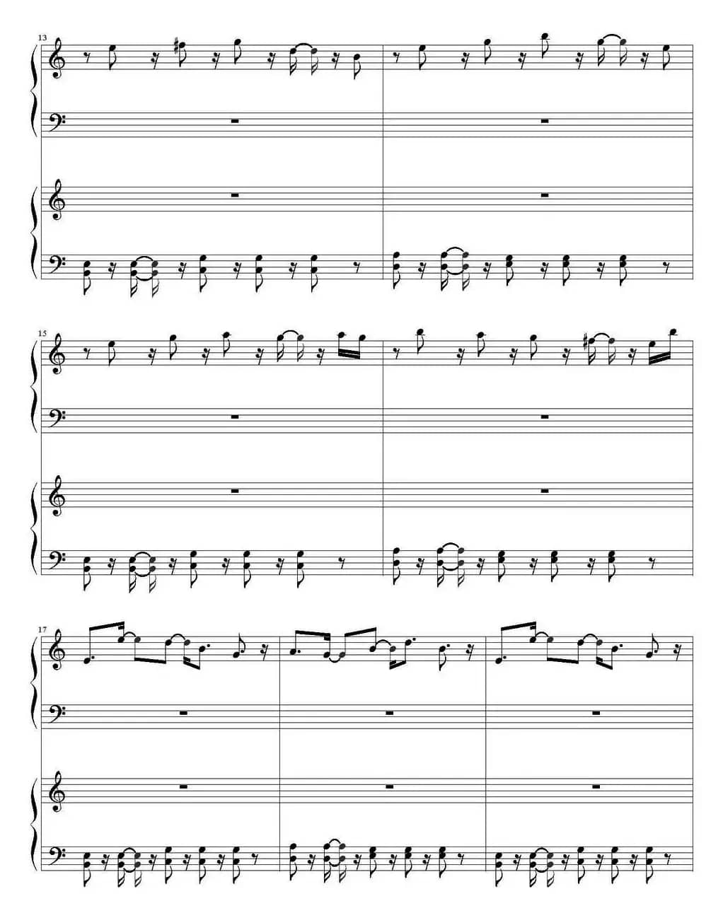 Higher （四手联弹）