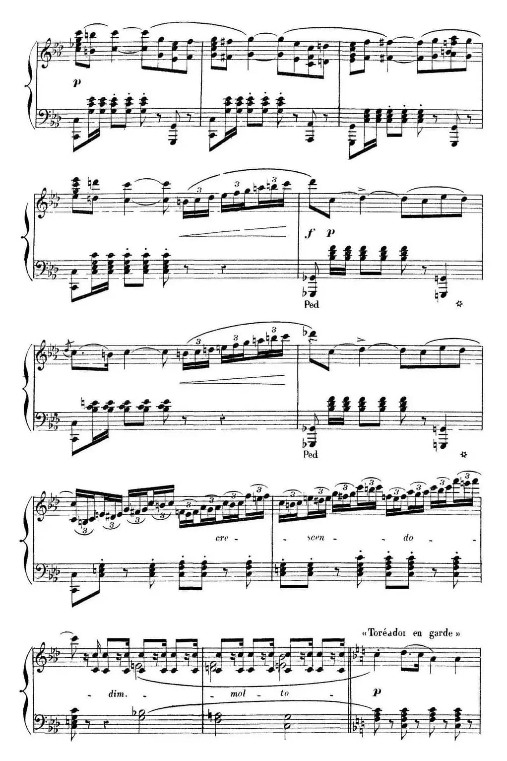 Carmen for Solo Piano（卡门全剧钢琴独奏版）（No.14）